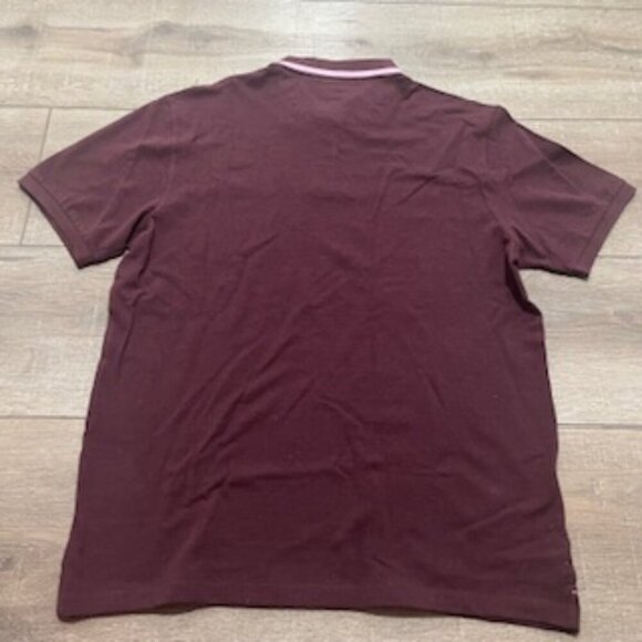 NEW Scotch And Soda Burgundy Cotton Polo Shirt Golf Men’s Size Large NWT‎ - Picture 10 of 12